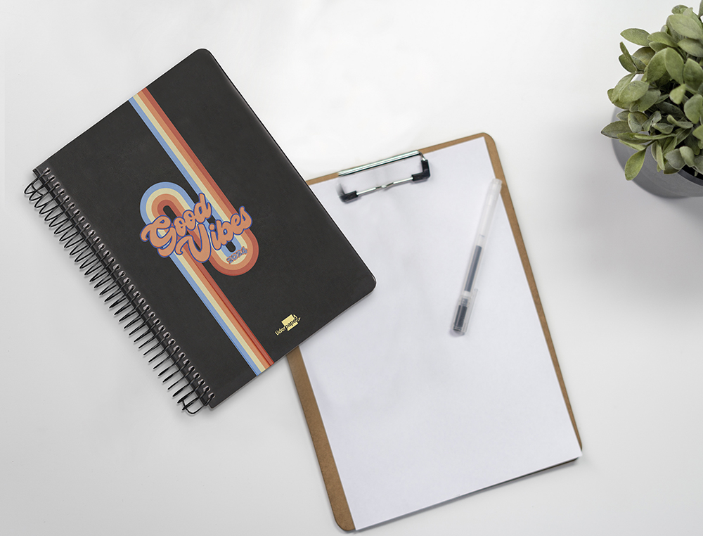 AGENDA ESPIRAL LIDERPAPEL ZANTE 15X21 CM 2024 DIA PAGINA COLOR NEGRO PAPEL 70 GR