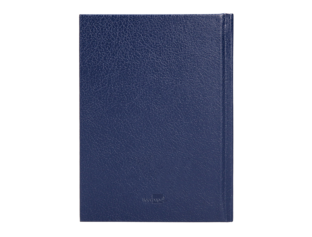 AGENDA ENCUADERNADA LIDERPAPEL CORFU A4 2024 DIA PAGINA COLOR BLUE PAPEL 60 GR