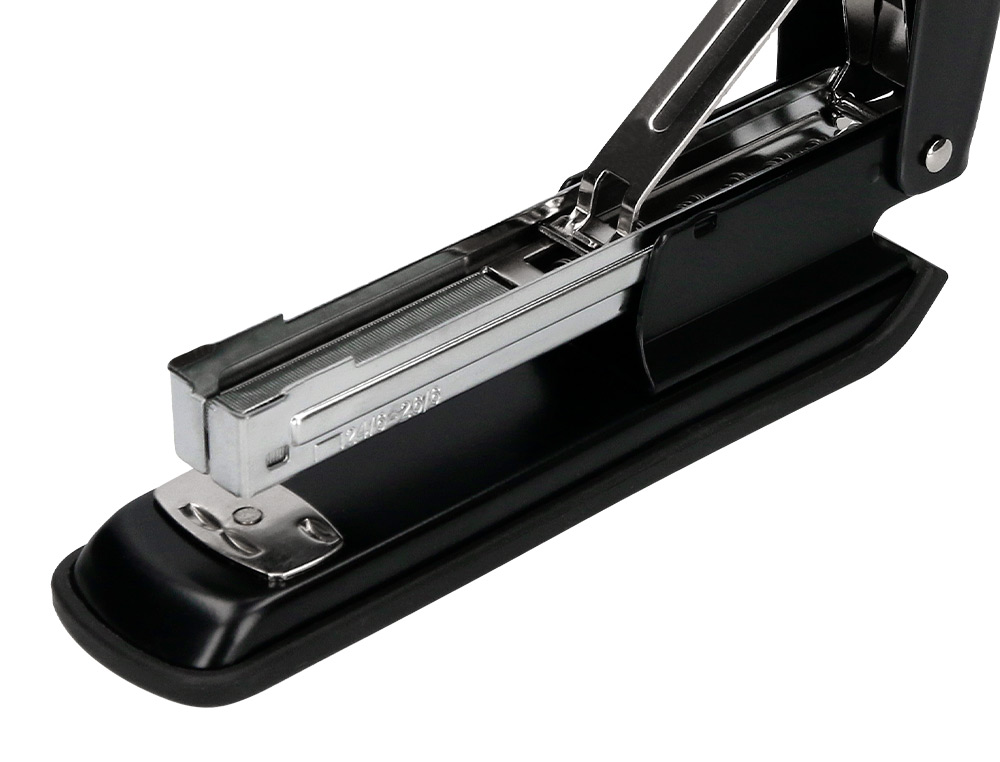 GRAPADORA Q-CONNECT KF01044 METALICA NEGRA CAPACIDAD 20 HOJAS