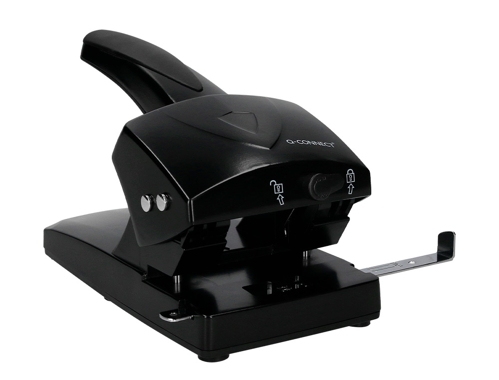 TALADRADOR Q-CONNECT KF01237 NEGRO ABERTURA 6,5 MM CAPACIDAD 65 HOJAS