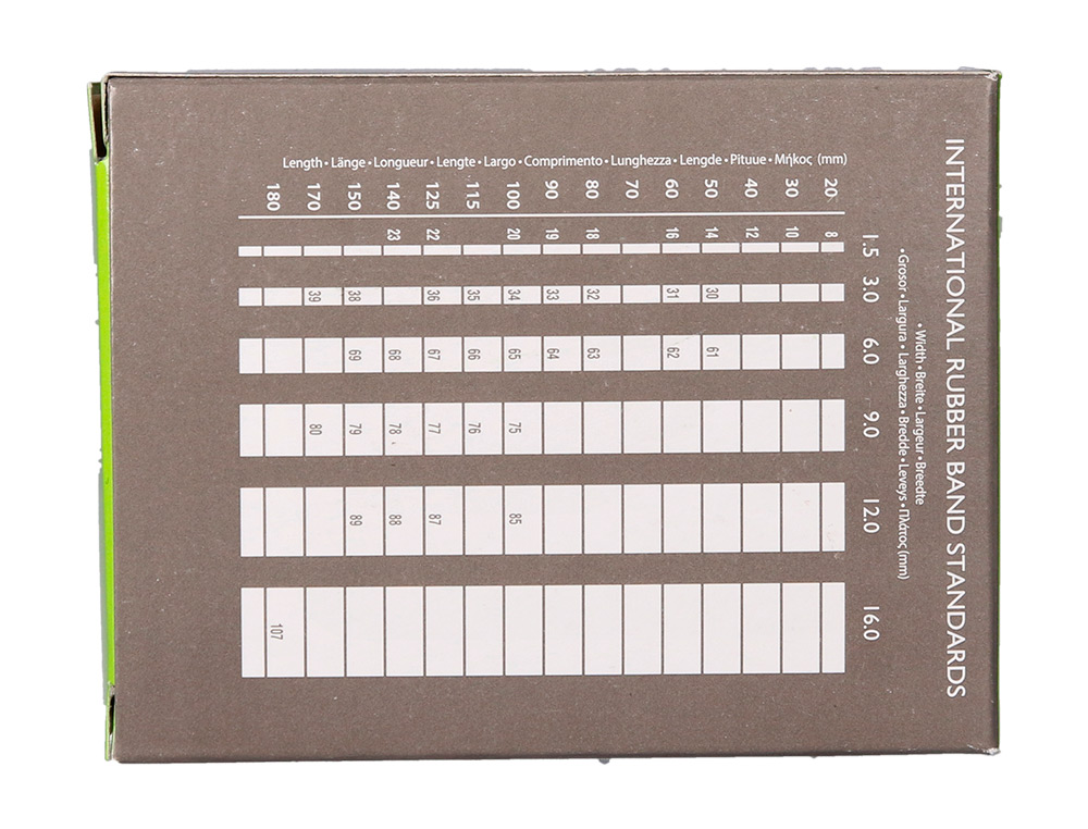 GOMILLAS ELASTICAS Q-CONNECT 100 GR NUMERO 10 100 X 2 MM