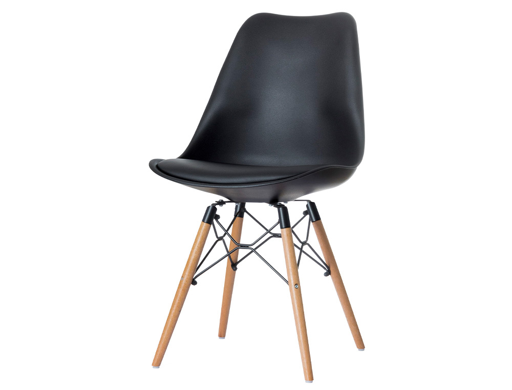 SILLA PAPERFLOW DOGEWOOD PIE HAYA ASIENTO NEGRO LOTE DE 2 UNIDADES
