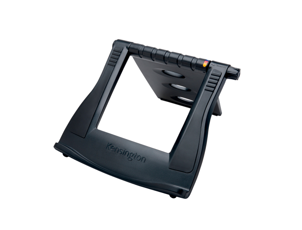 SOPORTE KENSINGTON PARA PORTATIL CON VENTILACION SMARTFIT EASY RISER ECOLOGICO COLOR NEGRO 295X275 MM