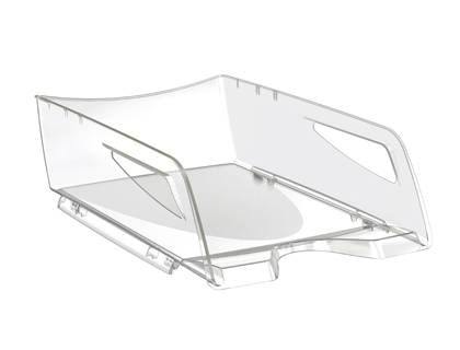 BANDEJA SOBREMESA CEP MAXI DE GRAN CAPACIDAD 386X270X115 MM PLASTICO TRANSPARENTE