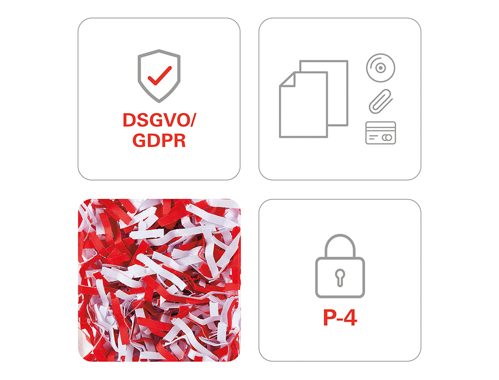 DESTRUCTORA DE DOCUMENTOS HSM SHREDSTAR X10 CAPACIDAD DE CORTE 10H EN PARTICULAS DESTRUYE GRAPAS CLIPS CD Y TARJETAS