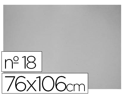CARTON GRIS N 18 76X106 CM HOJA