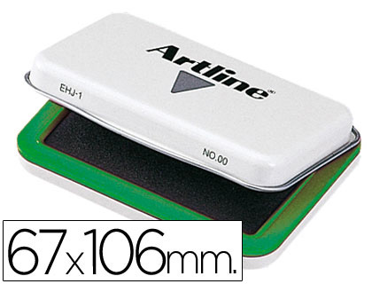 TAMPON ARTLINE N1 VERDE 67X106 MM