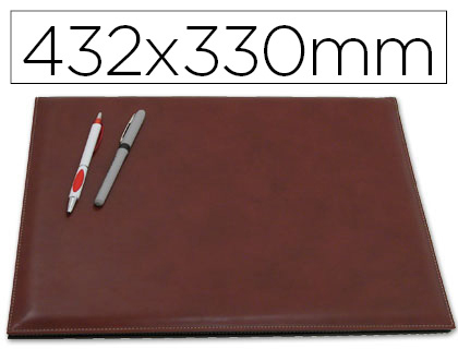VADE SOBREMESA Q-CONNECT POLIPIEL 432X330 MM FABRICADO EN UBRIQUE