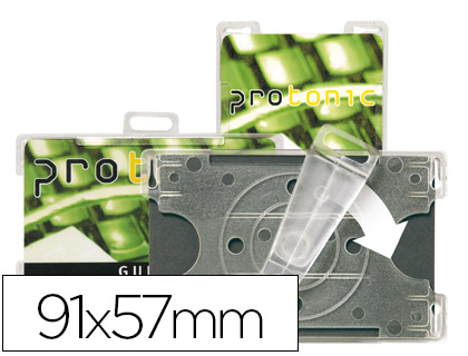 IDENTIFICADOR TARIFOLD PARA TARJETAS DE SEGURIDAD 91X57 MM ROTACION VERTICAL U HORIZONTAL PACK DE 10 UNIDADES